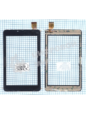 Сенсорное стекло (тачскрин) FHF70040, черное