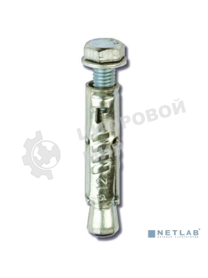 Анкер забивной М10 с болтом (уп. 20 шт) ДКС CM431060