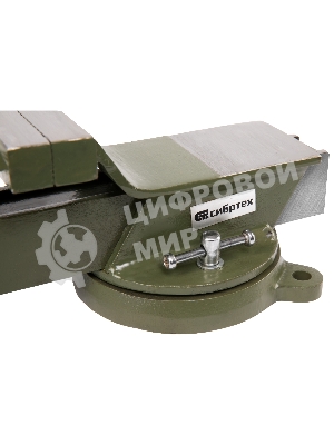 Тиски слесарные Сибртех 100 мм, стальные, поворотные