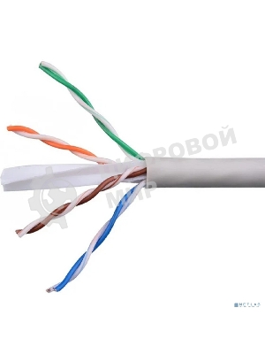 Кабель Cablexpert UPC-6055-4-CU, UTP indoor 4x2x0.55, медный, кат.6, однож., 305м, coil, серый