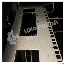 Шкаф серверный напольный ЦМО 48U (800 1000) двойные перфорированные двери 2 шт., черный