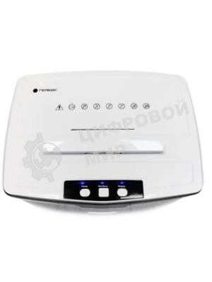 Шредер ГЕЛЕОС УМ28-5, DIN P-5 (5 ур-нь секр.), 28 литров, фрагмент 1,9х12мм, 13-14 лист (70г/м2), CD/пл.карты/скрепки/скобы,