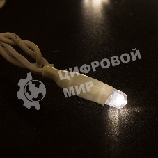 Гирлянда Neon-night Нить 10м, постоянное свечение, белый ПВХ, 24В, теплый белый