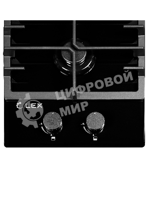 Газовая варочная панель LEX GVG 321 BL2 конфорки газ-контроль электроподжиг
