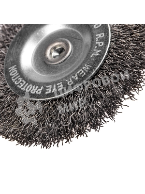 Щетка дисковая для дрели Kranz витая стальная проволока 75 мм