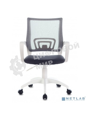 Кресло Бюрократ CH-W695NLT TW-04 TW-12 темно-серый, сетка/ткань, 120 кг, механизм качания