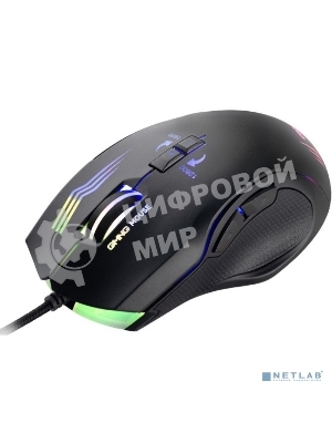 Мышь проводная GMNG 930GM черный, 12800 dpi, USB, кнопки - 7