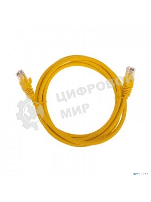 Патч-корд U/UTP Rexant cat.6, RJ45-RJ45, неэкранированный, 26AWG, LSZH, желтый, 2 м