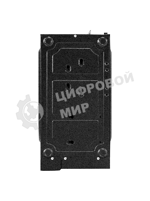 Компьютерный корпус Miditower ExeGate AA-443-UNS350 (ATX, БП UNS350 с вент. 12см, 2хUSB+HD Audio, черный)