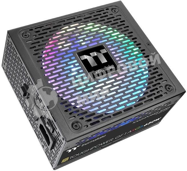 Блок питания Thermaltake Toughpower GF1 ARGb RTL (PS-TPD-0650F3FAGE-1), 650Вт, 80 PLUS Gold, 140мм, модульный, черный