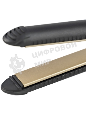 Выпрямитель для волос Galaxy Line GL 4519 черный/золотистый, 24 мм, 180 °C, 1 режим