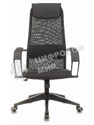 Кресло Бюрократ CH-607 TW-01 черный, сетка, подголовник