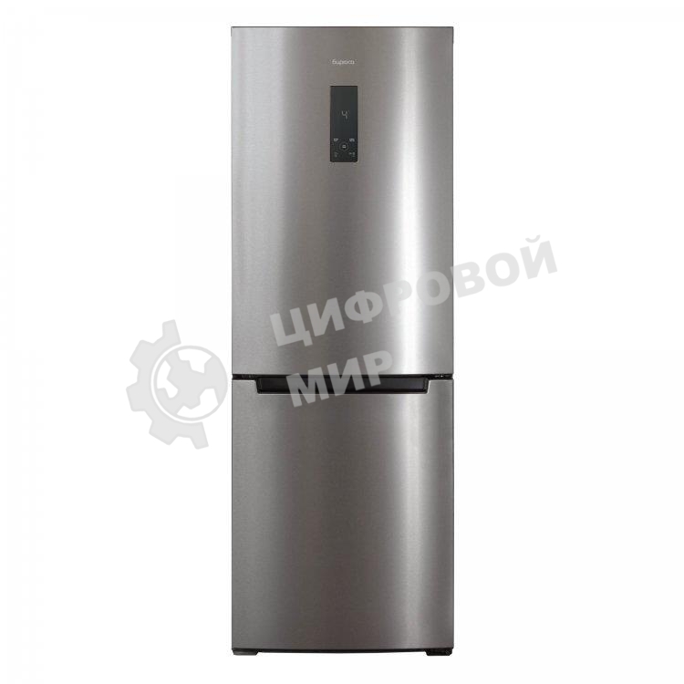 Холодильник Бирюса Б-I920NF нержавеющая сталь двухкамерный 210/100 л морозилка снизу, No Frost