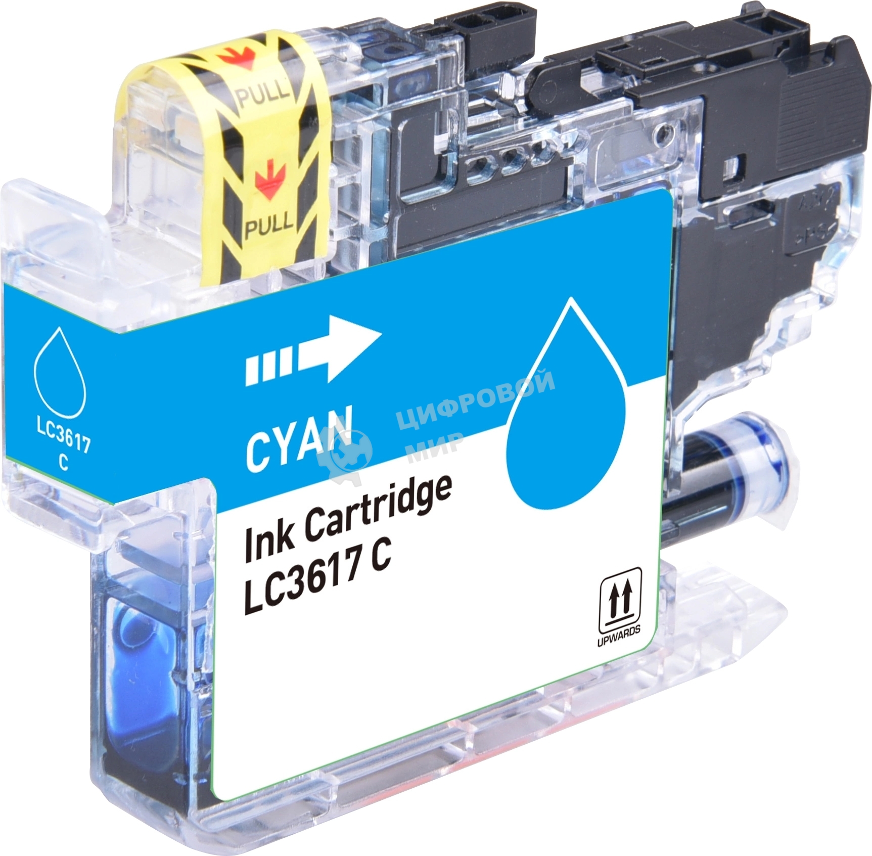 Картридж струйный Cactus CS-LC3617C голубой (14 мл) для Brother MFC-J2330DW/J2730DW/J3530DW/J3930DW