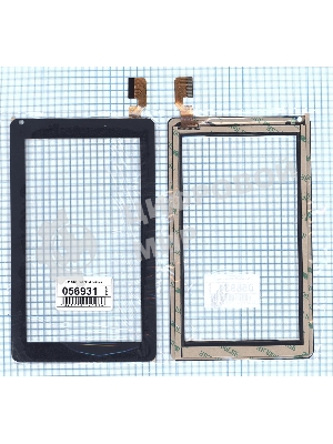 Сенсорное стекло (тачскрин) FHF70180, черное