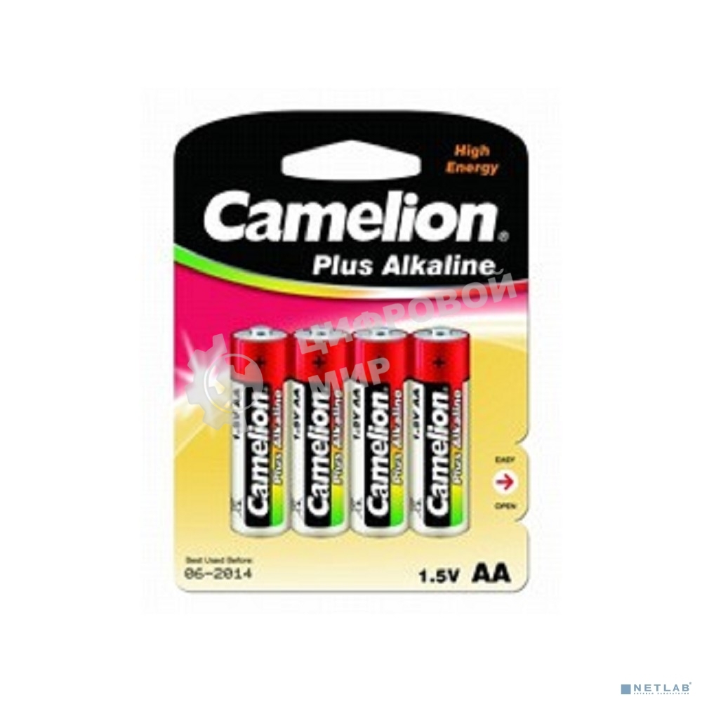 Батарейка Camelion LR 6 Plus Alkaline BL-4 1.5В