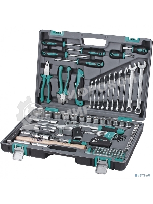 Набор инструментов Stels 141111/2'' 1/4'' CrV пластиковый кейс  98 предм.