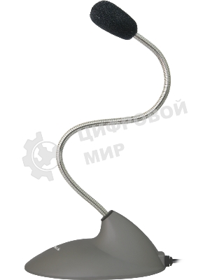 Микрофон компьютерный Defender MIC-111, серый, кабель 1,5 м