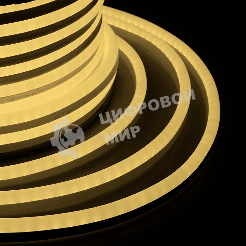 Гибкий неон Neon-night LED SMD 8х16 мм, односторонний теплый белый, 120 LED/м, 20 м