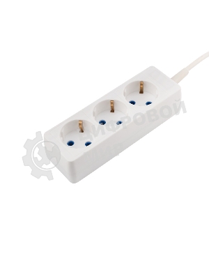 Удлинитель PROconnect 3 гнезда, 3 м, 3х0.75 мм², с/з, белый