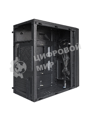 Компьютерный корпус Minitower ExeGate EX291272RUS BAA-109U2-AAA350 (mATX, AAA350 8см, 2*USB+2*USB 3.0, аудио, черный)