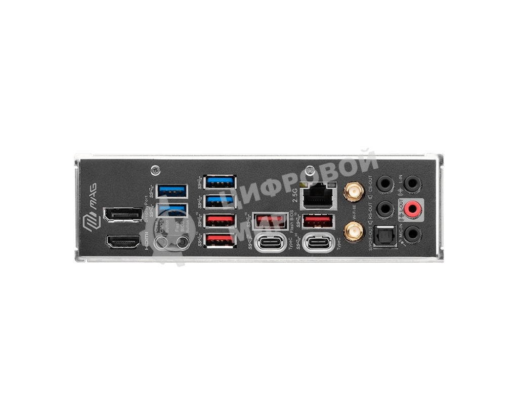 Материнская плата MSI MAG Z790 TOMAHAWK WIFI, LGA 1700, Intel Z790, 4xDDR5, 7xSATA, 4xM.2, 1xPCIe 4.0 x4, 1xPCIe 5.0 x16, 1xHDMI, 1xDP, 1x2.5Gb LAN, 4xUSB-A 3.2 Gen 1, 4xUSB-A 3.2 Gen 2, 1xUSB-C 3.2 Gen 2, 1xUSB-C 3.2 Gen 2x2, 5x3.5 мм, 7.1, Standard-ATX