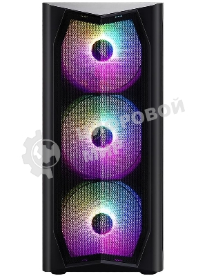 Компьютерный корпус MidiTower Zalman N4 black (ATX,Window, 6xRGb fan, USB 2.0 x2, USB 3.0x1, без БП) (N4 rev.1)