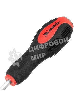 Отвертка Matrix Ударная, PH1x75 мм, двух-компонентная рукоятка, CrV