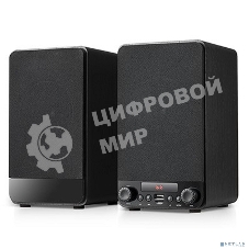 Акустическая система Dialog Jazz AJ-13 BLACK - акустические колонки 2.0, 2*15W RMS, Bluetooth, FM, USB+microSD reader