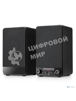Акустическая система Dialog Jazz AJ-13 BLACK - акустические колонки 2.0, 2*15W RMS, Bluetooth, FM, USB+microSD reader