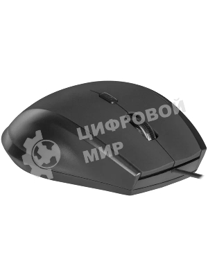 Мышь проводная Defender Accura MM-362 черный, 1600 dpi, USB, кнопки - 6