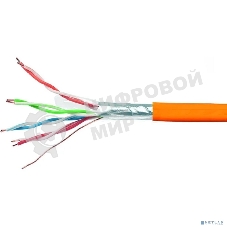 Кабель Cablexpert FPC-5051E-LSZH-4-CU indoor, FTP-LSZH 4x2x0.51, медный, кат.5e, однож., 305м, box, оранжевый