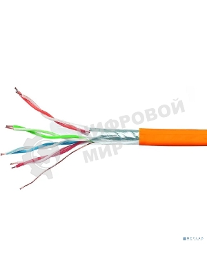 Кабель Cablexpert FPC-5051E-LSZH-4-CU indoor, FTP-LSZH 4x2x0.51, медный, кат.5e, однож., 305м, box, оранжевый