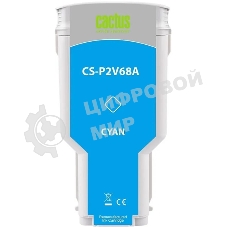 Картридж струйный Cactus CS-P2V68A №730 голубой (300мл) для HP Designjet T1600/1700/2600