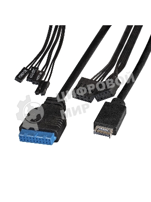 Компьютерный корпус Miditower ExeGate XP-334UC-UNS450 (ATX, БП UNS450 с вент. 12см, 1хUSB/1хUSB 3.0/1хTypeC, аудио, черный)