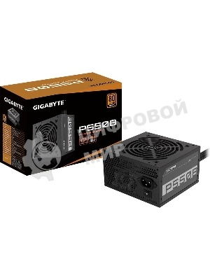 Блок питания Gigabyte GP-P550B, 550Вт, 80 PLUS Bronze, 120мм, черный