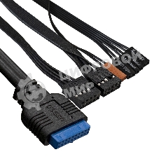 Компьютерный корпус Minitower ExeGate EX291272RUS BAA-109U2-AAA350 (mATX, AAA350 8см, 2*USB+2*USB 3.0, аудио, черный)