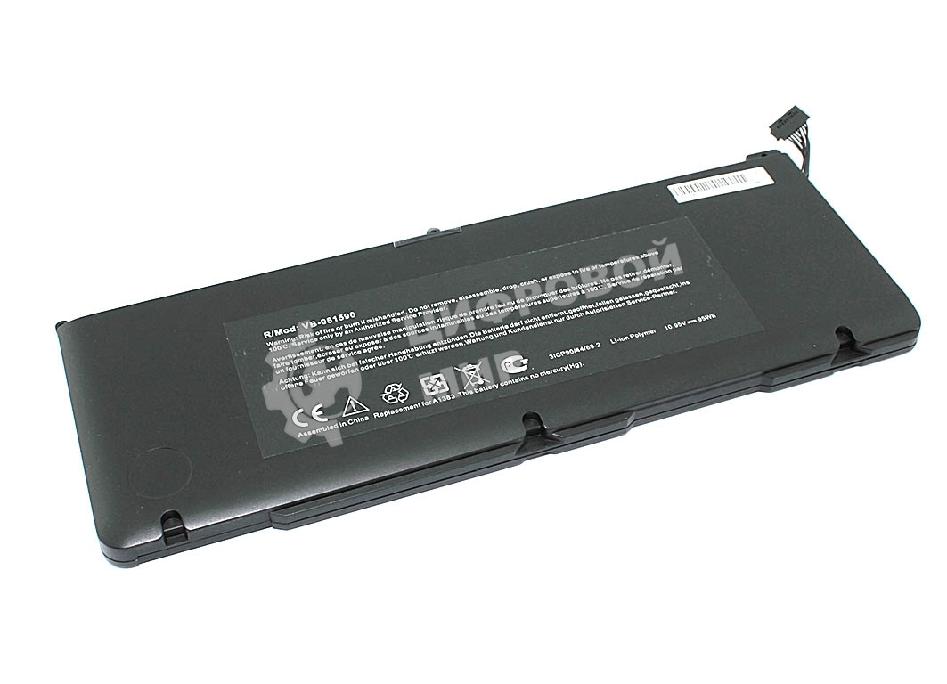 Аккумуляторная батарея для ноутбука Apple MacBook Pro 17-inch A1383 95Wh черный OEM