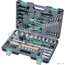 Набор инструментов Stels 14113 1/2'' cr-v s2 усиленный кейс 58 предм.