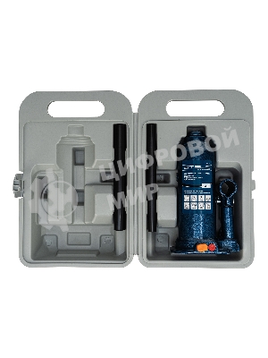 Домкрат гидравлический бутылочный Stels 3 т, h подъема 188–363 мм, в пласт. кейсе