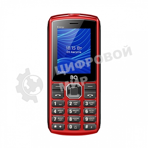 Мобильный телефон BQ 2452 Energy черный/красный