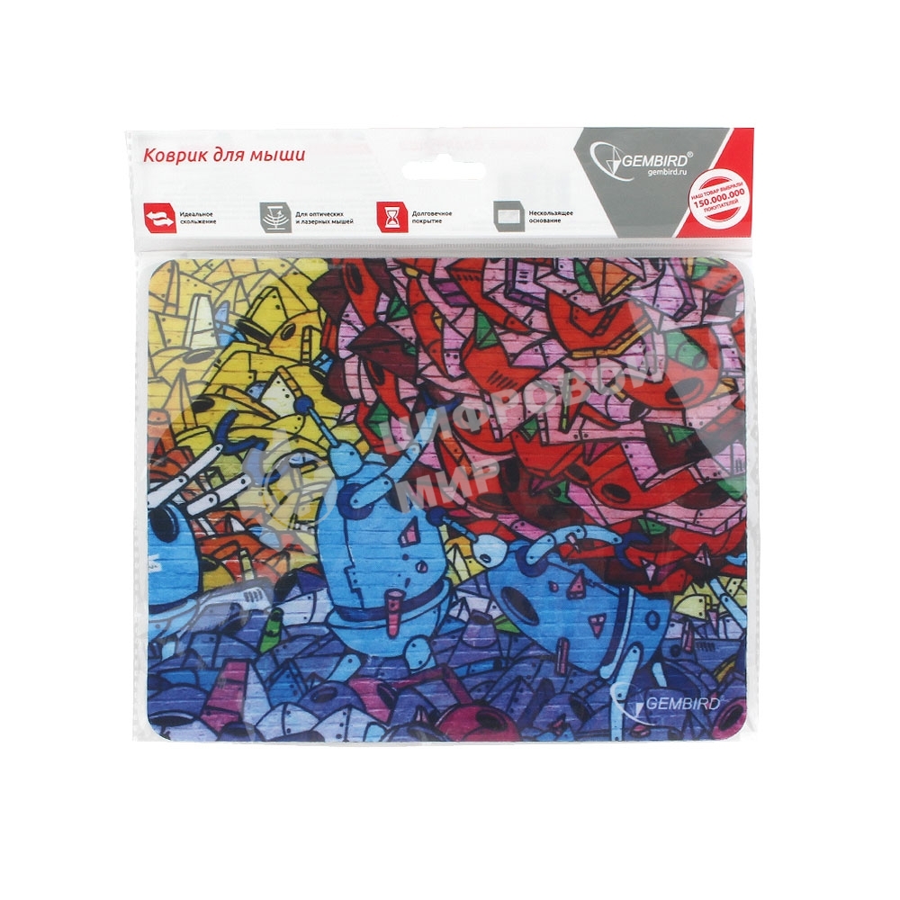 Коврик для мыши Gembird MP-ROBO, рисунок 