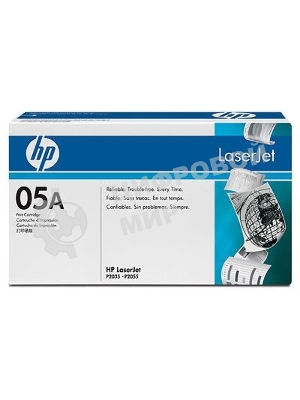 Картридж лазерный HP CE505A черный LJ P2055/P2035 (2300 стр.)