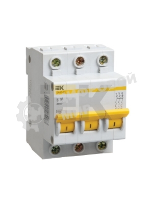Выключатель автоматический IEK MVA20-3-010-C ВА47-29 3Р 10А 4,5кА х-ка С IEK