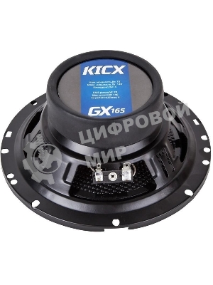 Колонки автомобильные Kicx GX-165 140Вт 92дБ 4Ом 16.5см (6 1/2дюйм) (ком.:2кол.) коаксиальные трехполосные