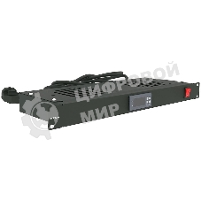 Модуль вентиляторный NTSS (NTSS-FAN2/19T-BL) 2 вент. с термостатом с контроллером черный