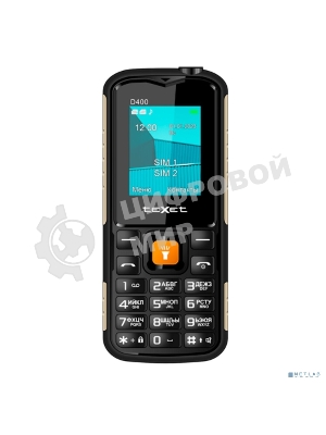 Мобильный телефон teXet TM-D400 черный