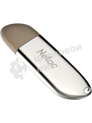 Флешка USB Netac U352 (NT03U352N-008G-20PN), 8Gb, USB 2.0, R/W 50/15, серебристый