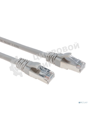 Патч-корд S/FTP Rexant cat. 6A (10G), RJ45-RJ45, неэкранированный, 28AWG, LSZH, серый, 3 м