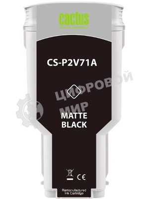 Картридж струйный Cactus CS-P2V71A №730 черный матовый (300мл) для HP Designjet T1600/1700/2600